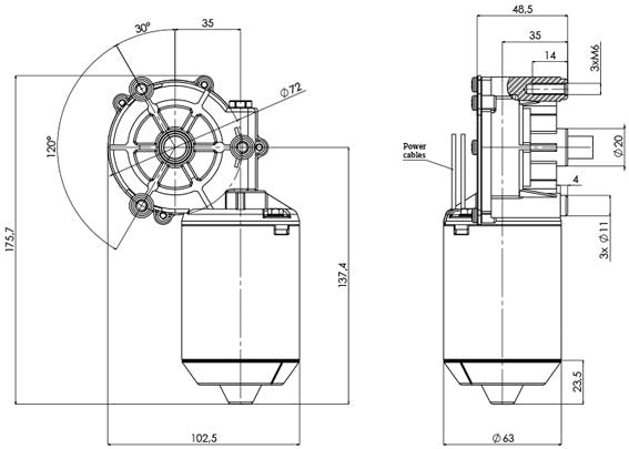 dc-gear-motor-diameter-63-gml63-35-z1b